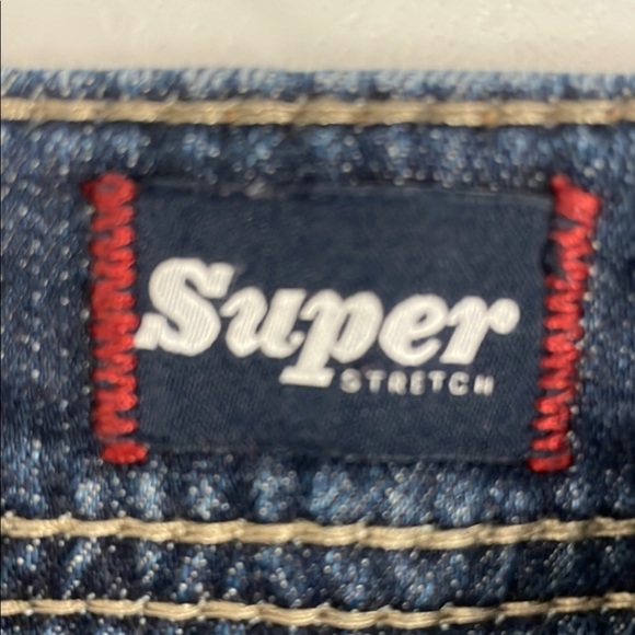 Distressed Silver Aiko skinny Mid Rise Medium Wash Jeans - Picture 5 of 12